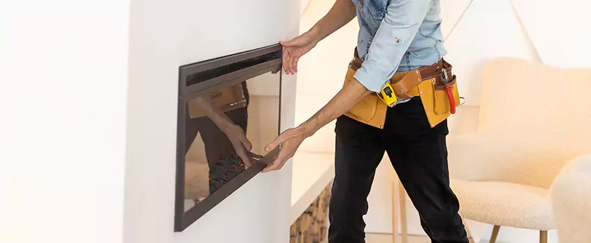 Metal Fireplace Installation in North Ogden, Utah