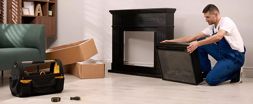 Old Rusted Metal Fireplace Repair And Replacement in North Ogden, UT